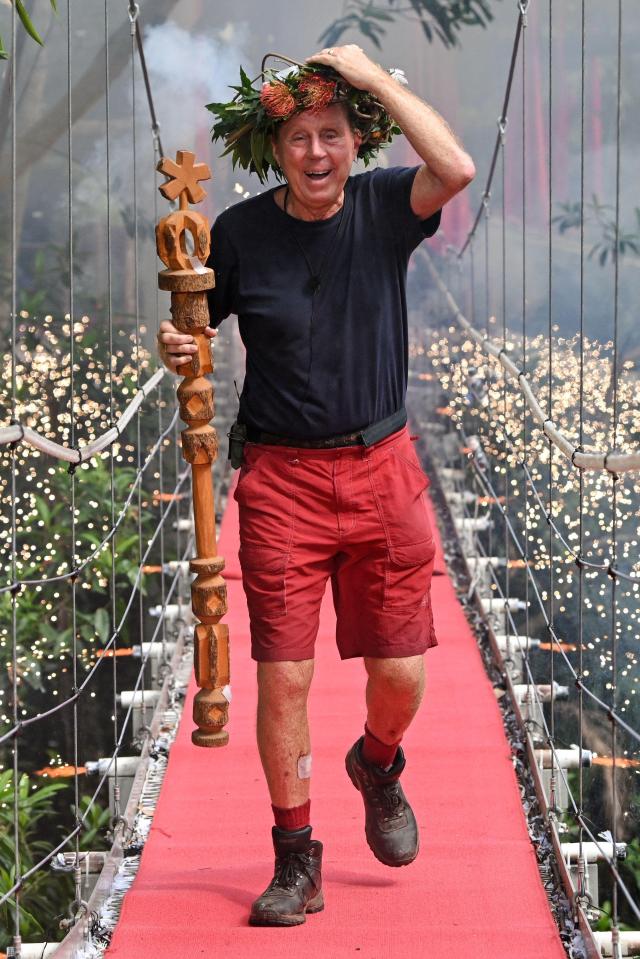  Harry, 71, said he still couldn't believe he'd lasted for three weeks in the jungle