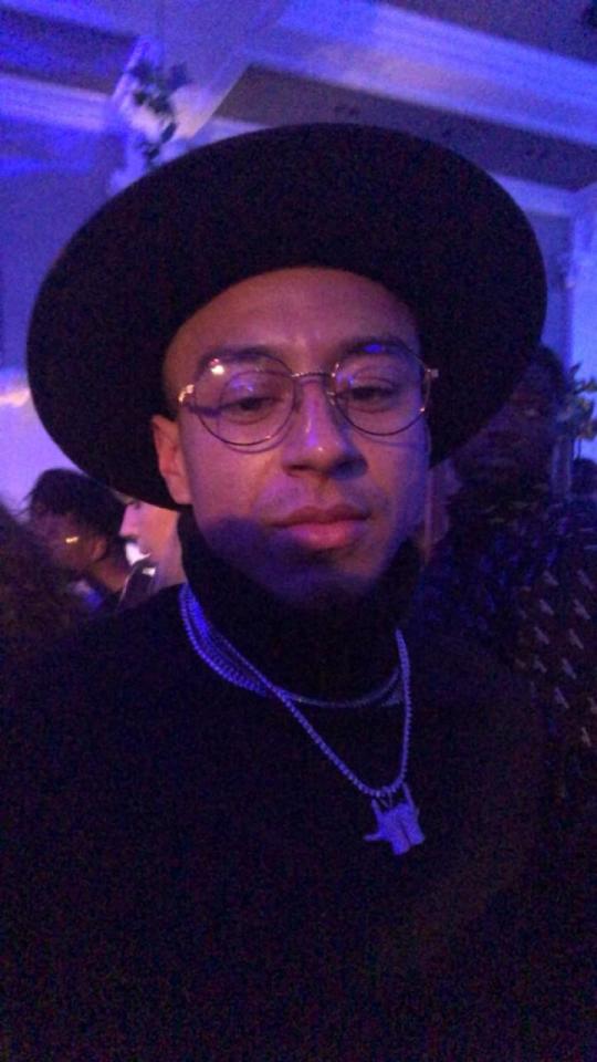 Jesse Lingard decided on this interesting hat on his big night out