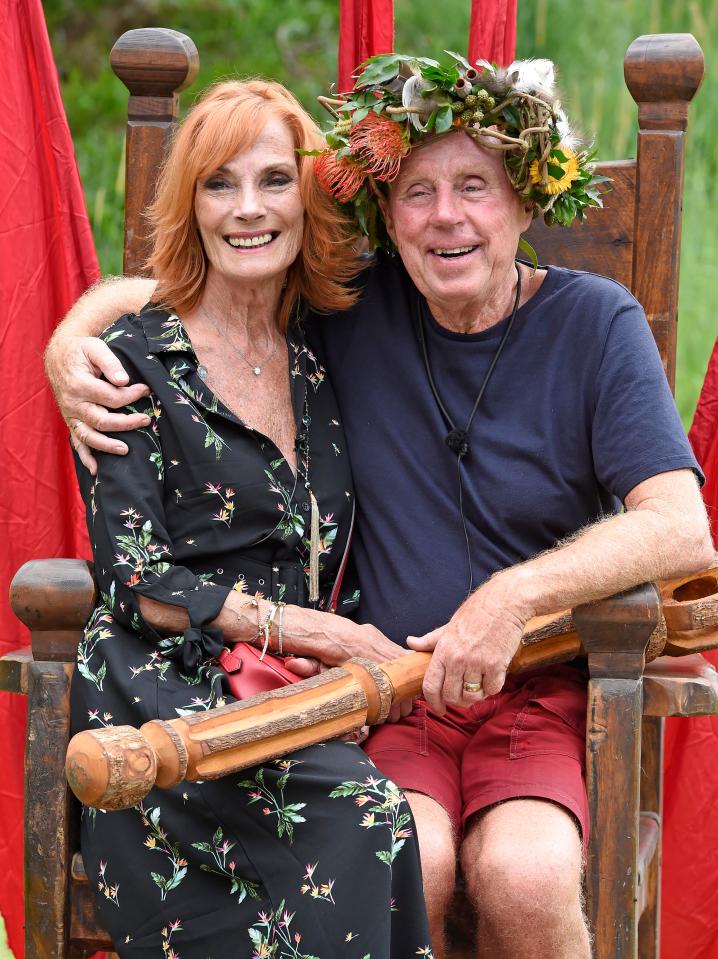  Harry Redknapp reunited with wife Sandra after being crowned King of the Jungle on Sunday night