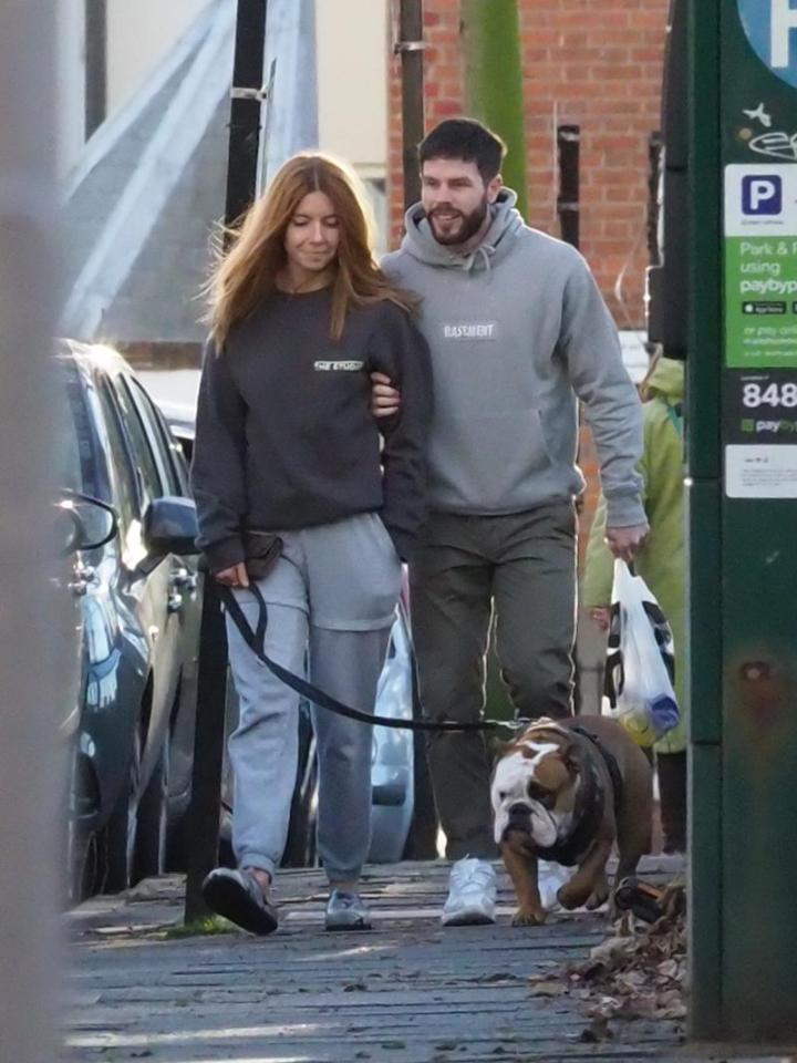  Stacey Dooley was seen out with her boyfriend Sam and their dog