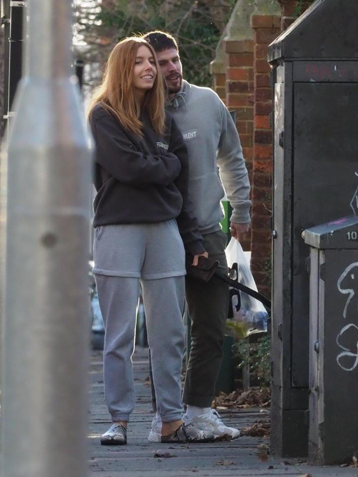  The couple wore matching looks as they stepped out