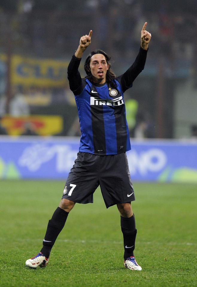 Schelotto may have picked up a few fashion tips during his two years at Inter Milan