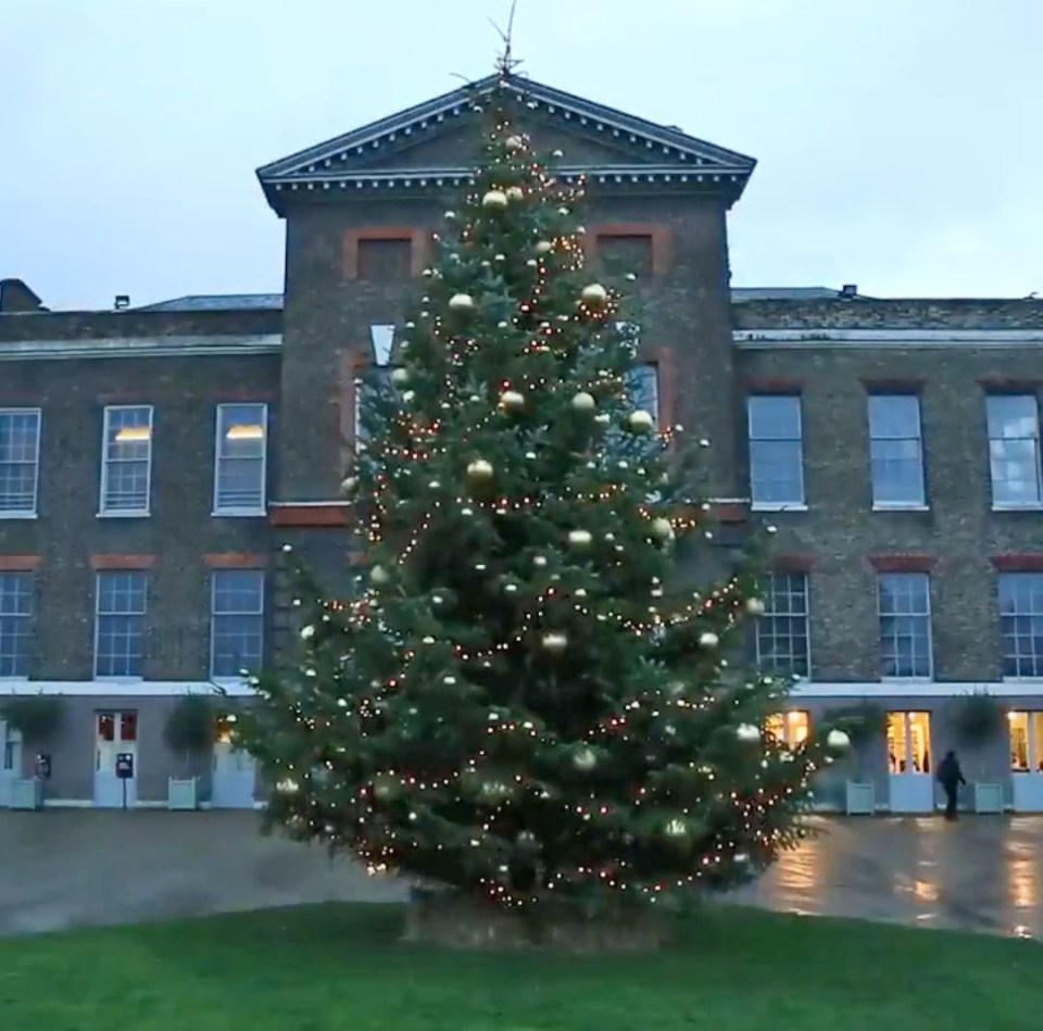 This is the sparkling Christmas tree that marks the start of the royals’ Christmas at Kensington Palace