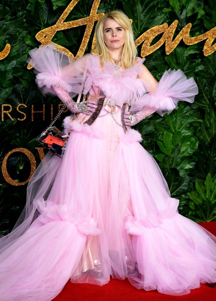 Paloma Faith opts for a statement pink tulle look