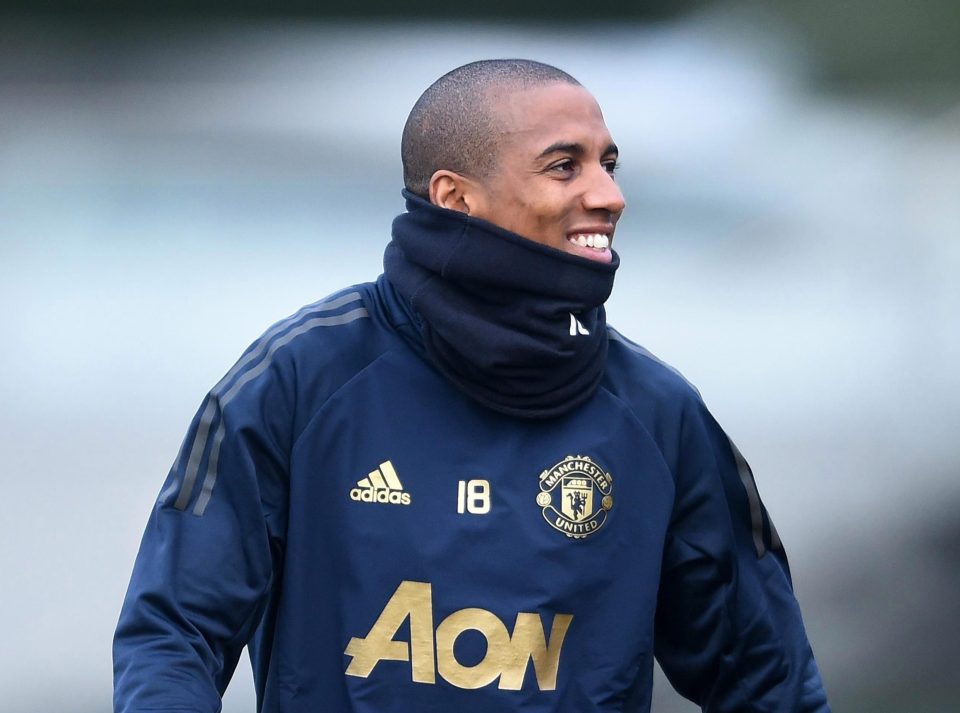 Ashley Young was delighted to see Solskjaer walk back through the door at Carrington