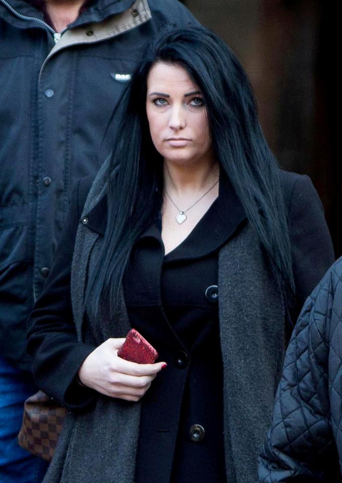  Gemma Andrews, twin sister of Natalie Connolly, outside Birmingham Crown Court today