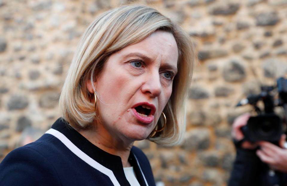  Amber Rudd has slammed Jean-Claude Juncker's 'ghastly' behaviour