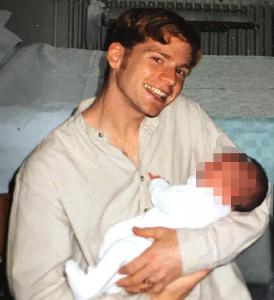  He was just 25 when this snap, with his niece Rhiannon, was taken