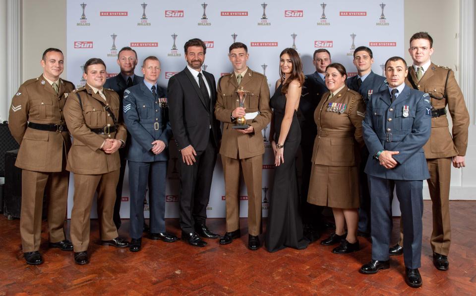  The heroic troops who helped clean up Salisbury after the deadly Novichok nerve agent attack on former Russian spy Sergei Skripal were recognised with the Hero at Home - Unit Millie