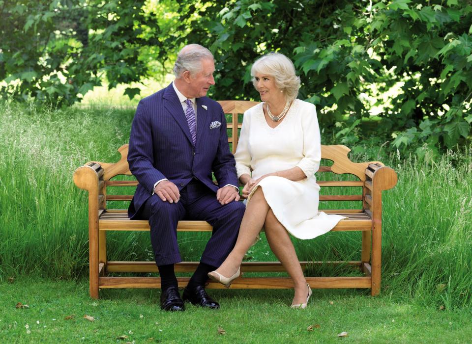  Prince Charles and the Duchess of Cornwall released a picture of them gazing into each other's eyes