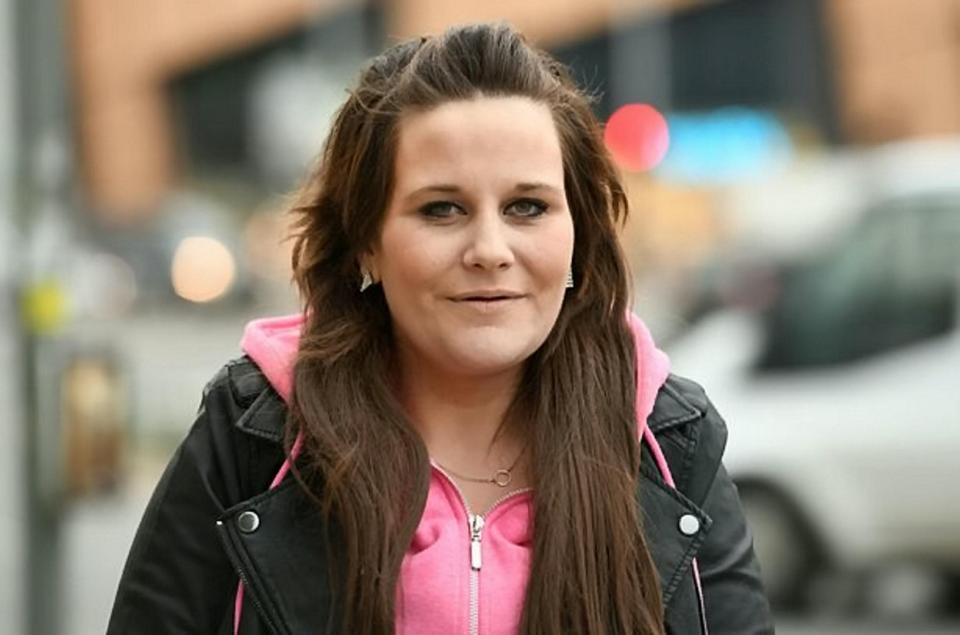  Annette Hodges, 27, who has had to resort to begging on the streets of Plymouth, Devon, to be able to afford to give her daughter the Christmas she deserves