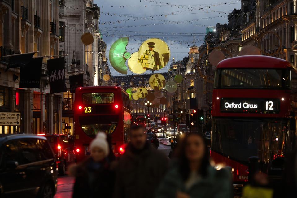  London's Oxford Street is one of the busiest roads in the country