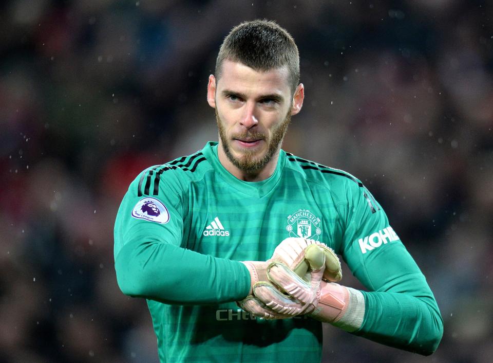  Man Utd were forced to exercise the option in De Gea's contract to extend it for another year