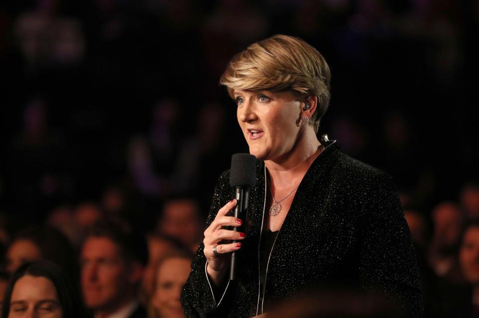 Twitter exploded after Clare Balding cut in to bring his speech to a premature end