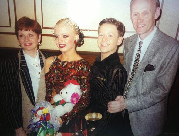  Kevin and Jessica Clifton pictured with their parents Keith and Judy who run a dance studio in Grimsby