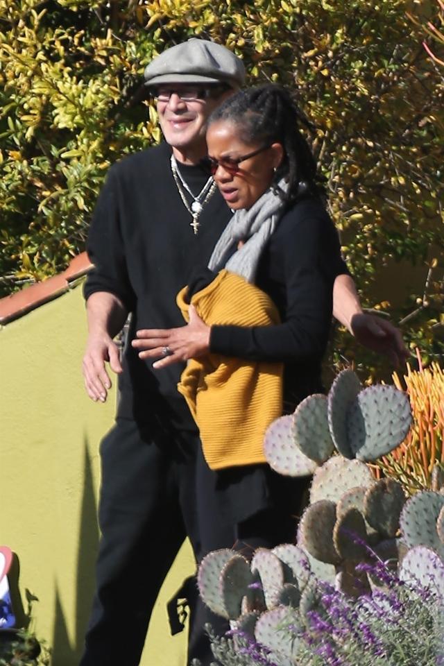  Doria was accompanied by a male friend as she went about her business this week