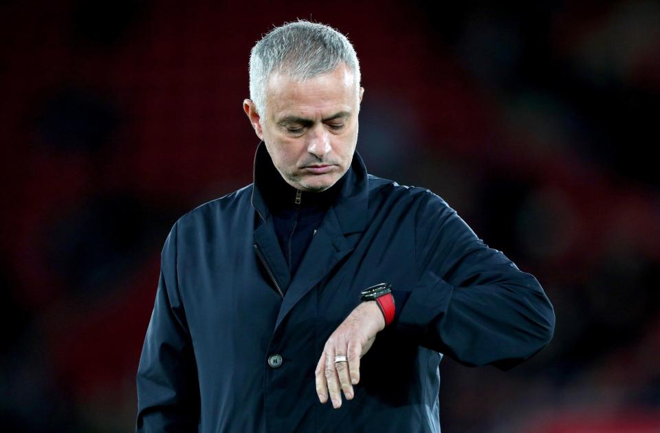  Jose Mourinho has left the club with United slumped at sixth in the Prem