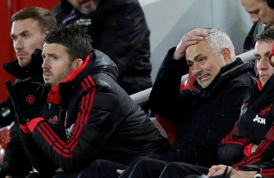  Defeat to the Reds left United 19 points behind their bitter rivals - and Mourinho out the door