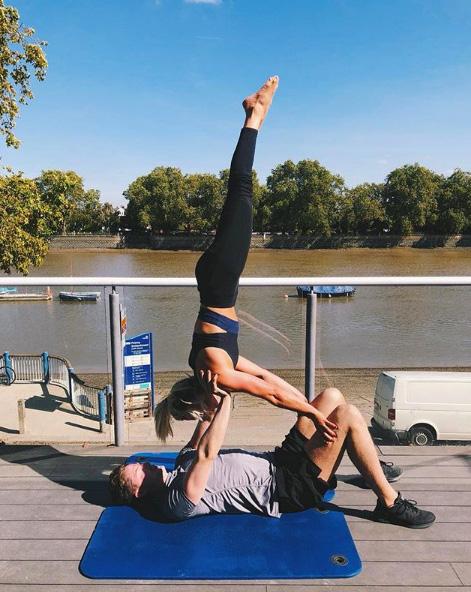  The couple both share a love for health and fitness