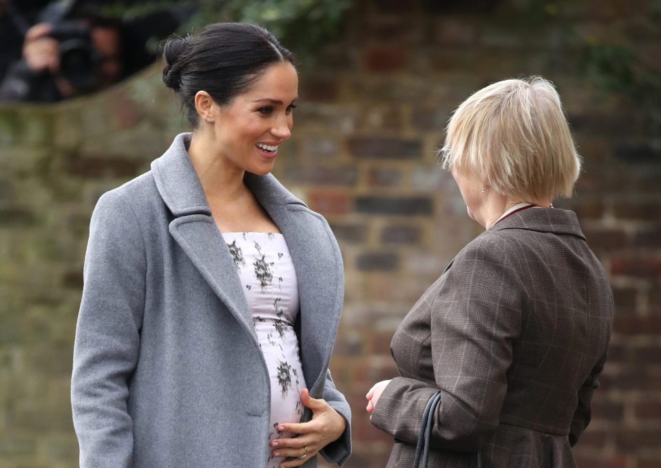 Meghan visited the Royal Variety care home in Twickenham