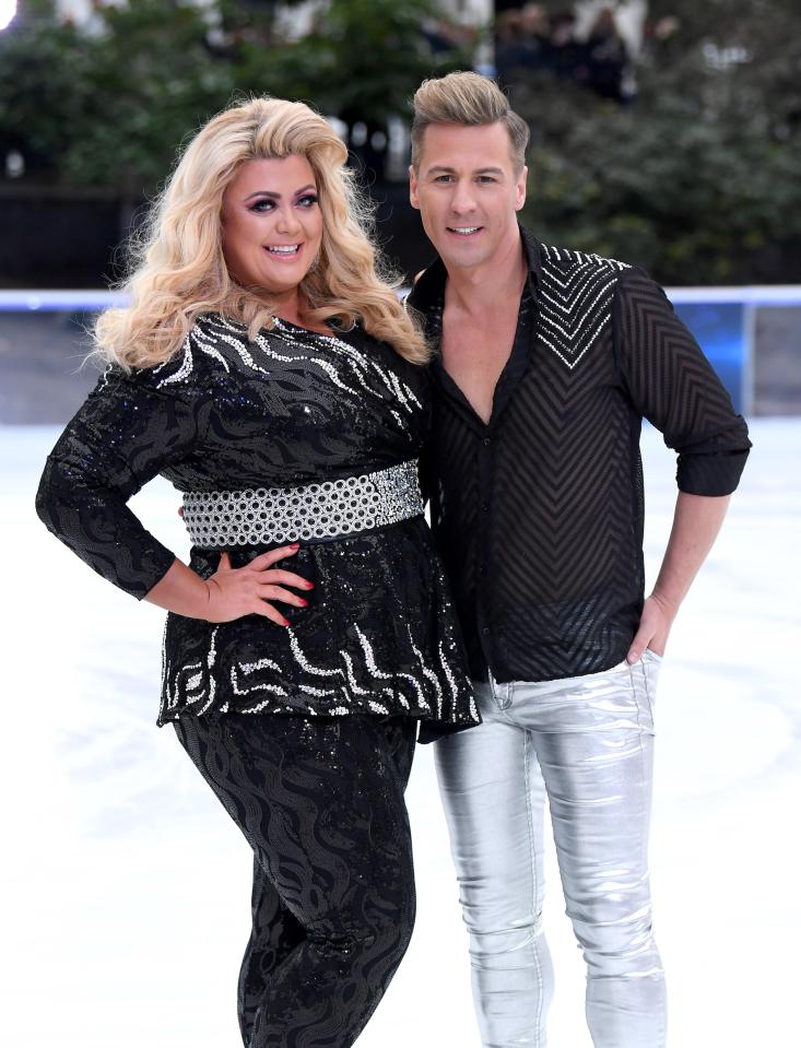  Gemma Collins and her new professional dance partner Matt Evers