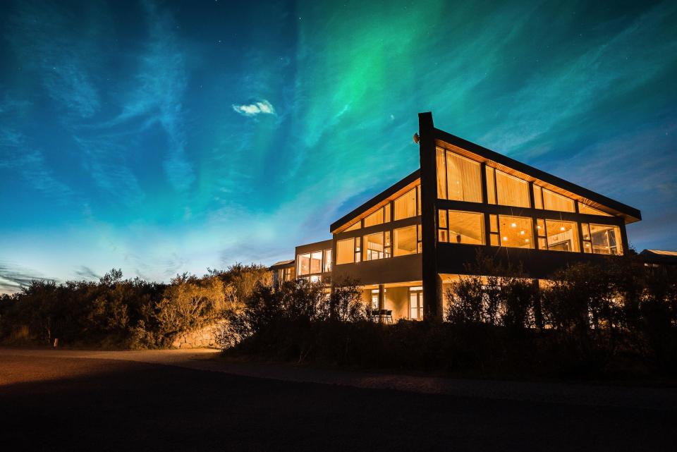  Hotel Husafell is a sight in itself and is the perfect place to stay if you want to visit the glaciers, waterfalls and see the Northern Lights