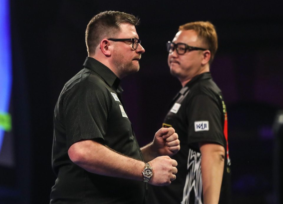  The 35-year-old was criticised for his 'thuggish' and 'bullying' antics when he screamed in the face of defeated Seigo Asada on Wednesday