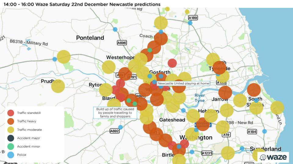  Newcastle's traffic hotspots to be avoided this year