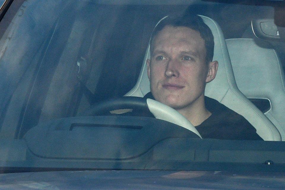 Phil Jones was another seen arriving to training this morning