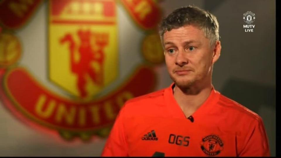 Solskjaer gave his first interview in his new role to MUTV today and said he felt as though he was back home