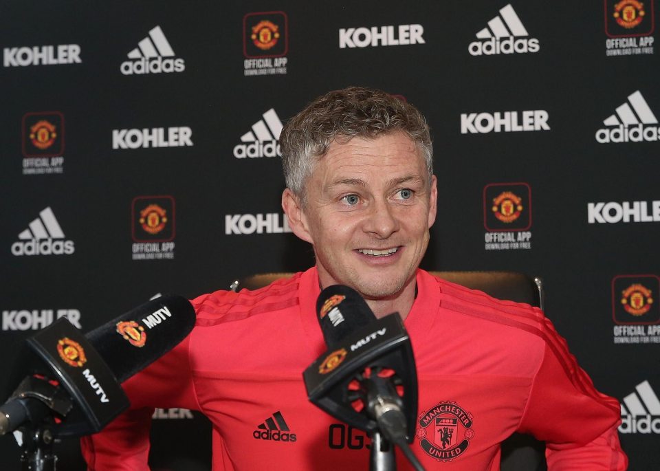 Ole Gunnar Solskjaer has given his first press conference as Manchester United manager