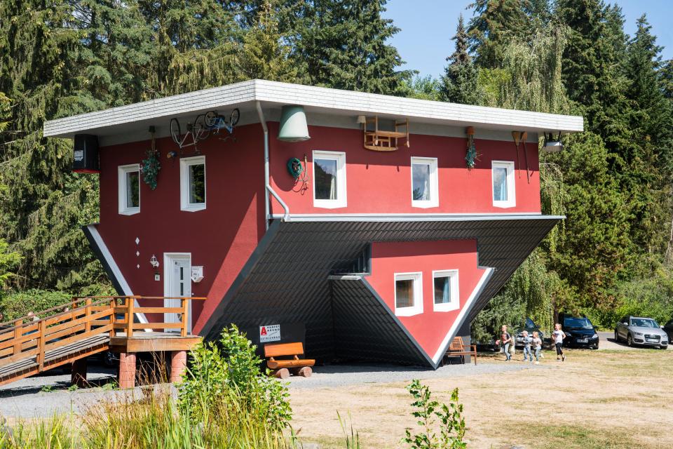  This statement house has turned everything on its head in a unique design