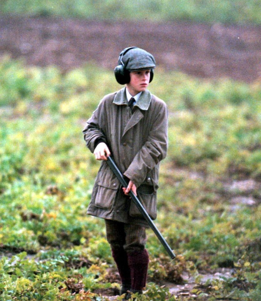  Prince Harry on previous shoot with family members