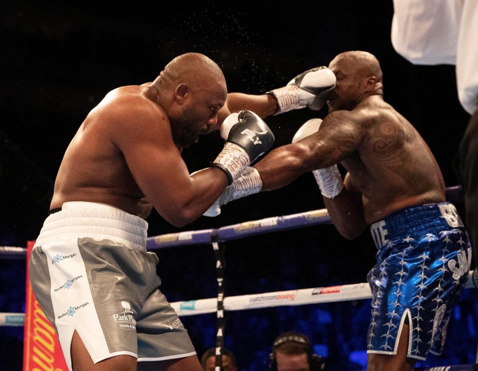 Whyte got the better of the first couple of rounds but Chisora battled back in the third and fourth rounds