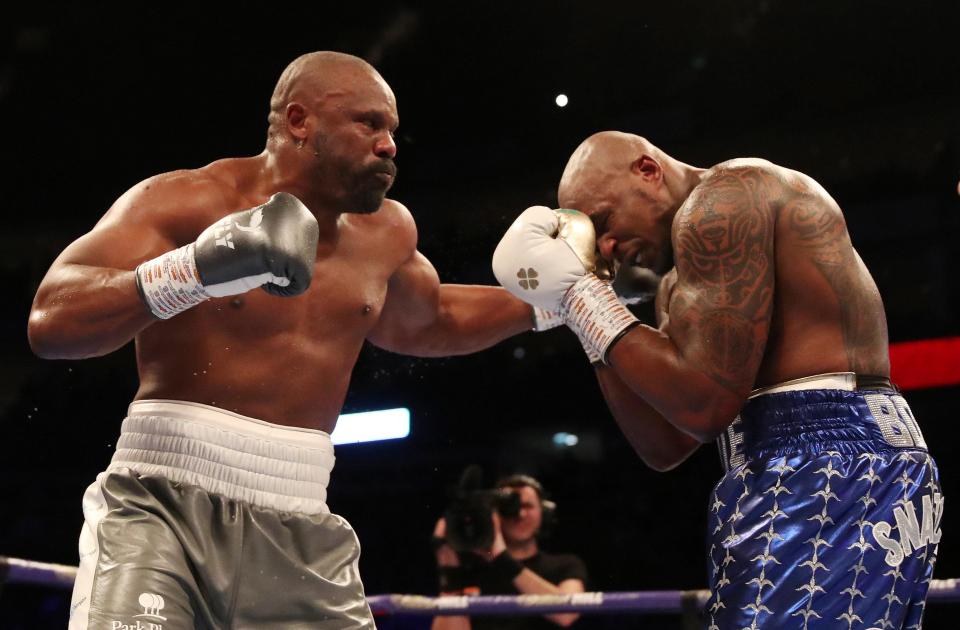 Chisora had a point deducted by the referee in the eighth round after being warned numerous times