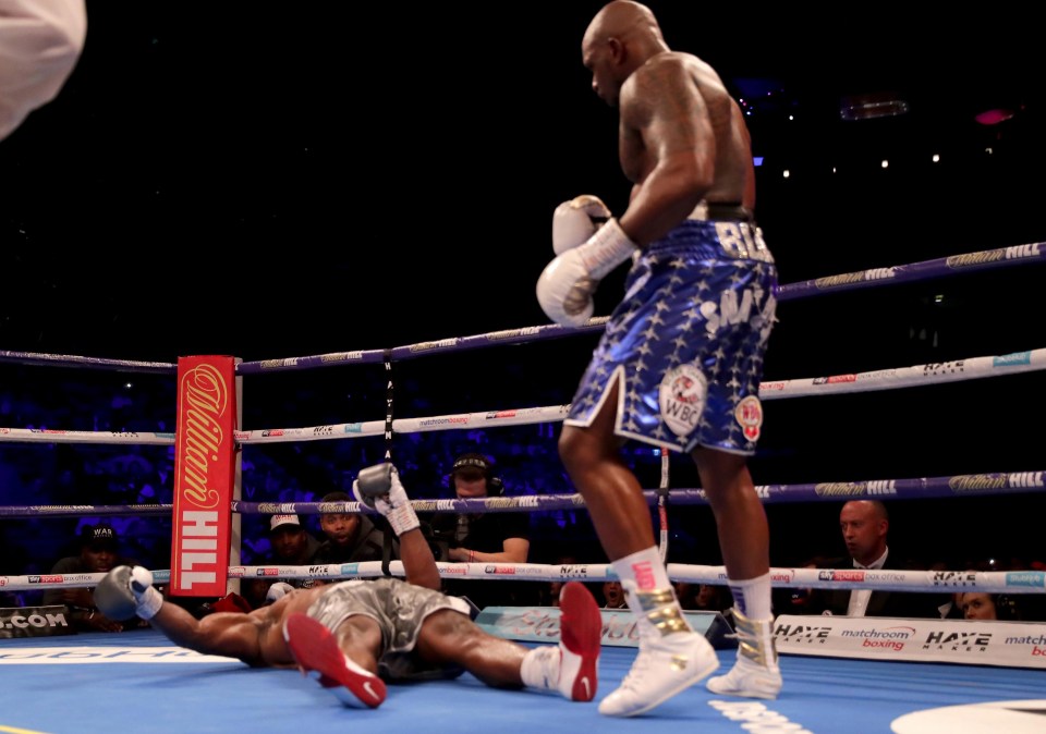 Dillian Whyte knocked out Dereck Chisora in the 11th round of their heavyweight rematch