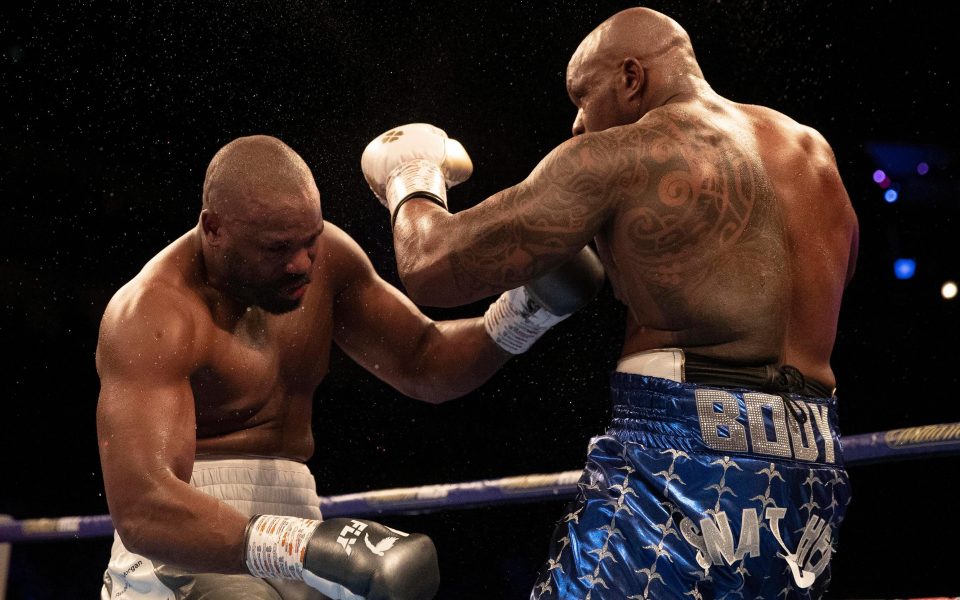 Dereck Chisora was leading two judges' scorecards before his KO