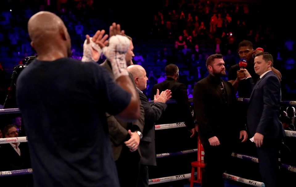 Dillian Whyte called out Anthony Joshua after the win over Dereck Chisora