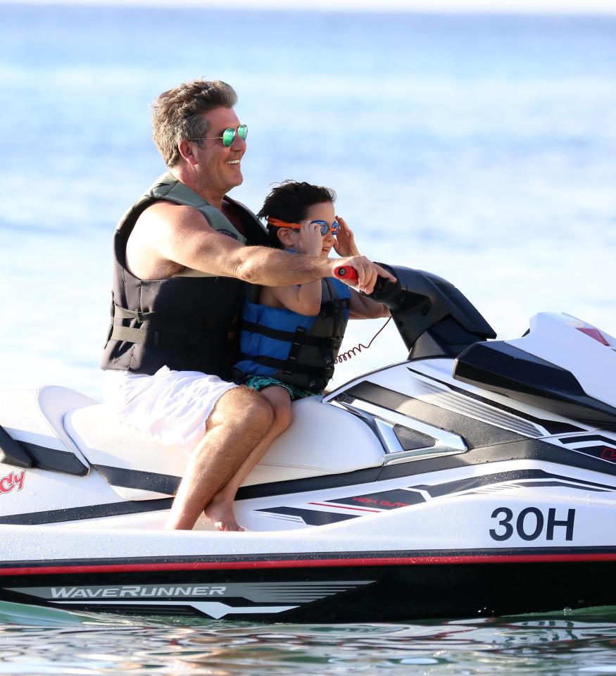  Simon is currently on holiday with his son Eric in Barbados