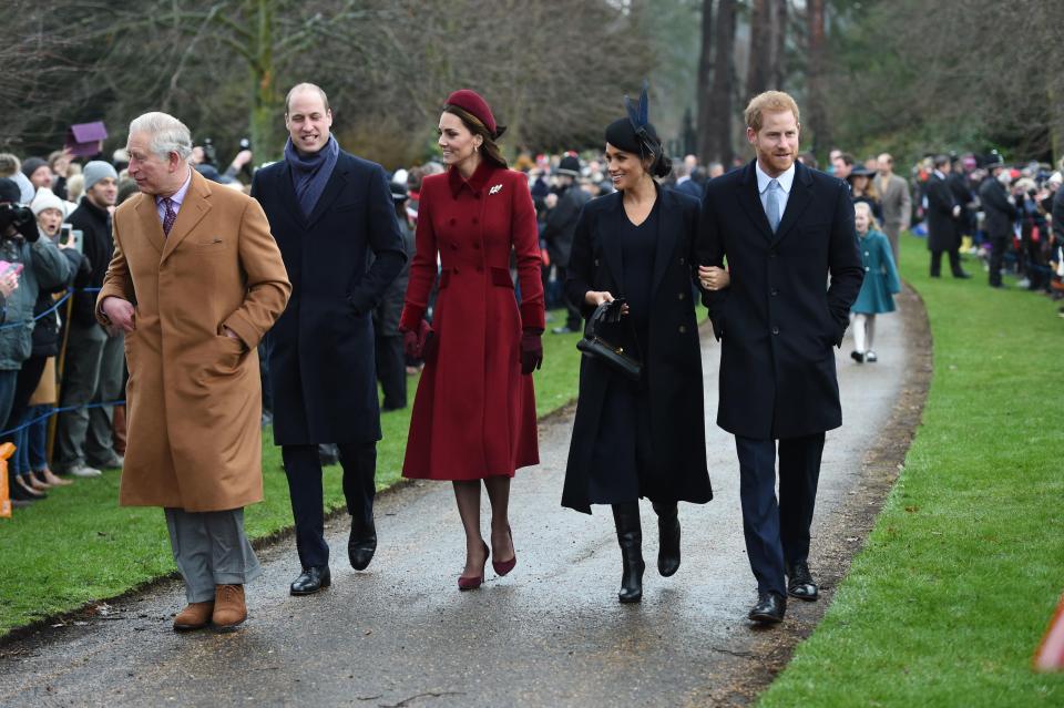 Meghan Markle spent Christmas Day with the Royal Family