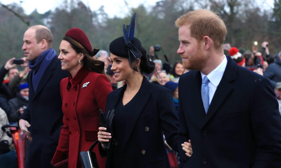  The Cambridges and Sussexes went to a church service together on Christmas Day