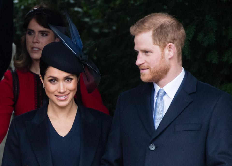  Meghan Markle and Prince Harry join the Queen and the whole royal family in Sandringham for Christmas Day service