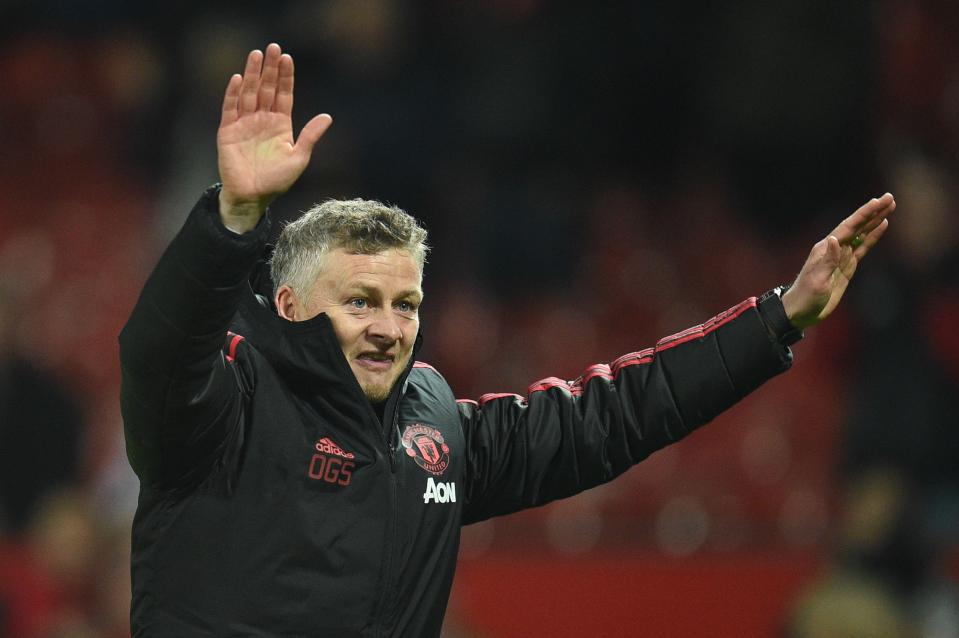  Matchwinner Ole Gunnar Solskjaer is now caretaker manager at Old Trafford