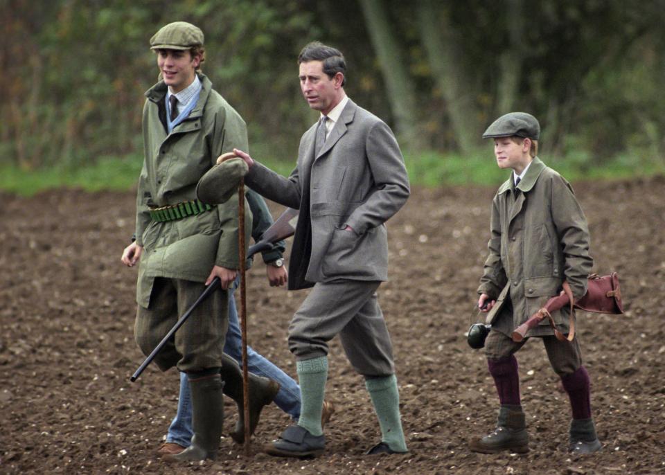  Prince Charles and Harry on annual Boxing Day shoot in Norfolk