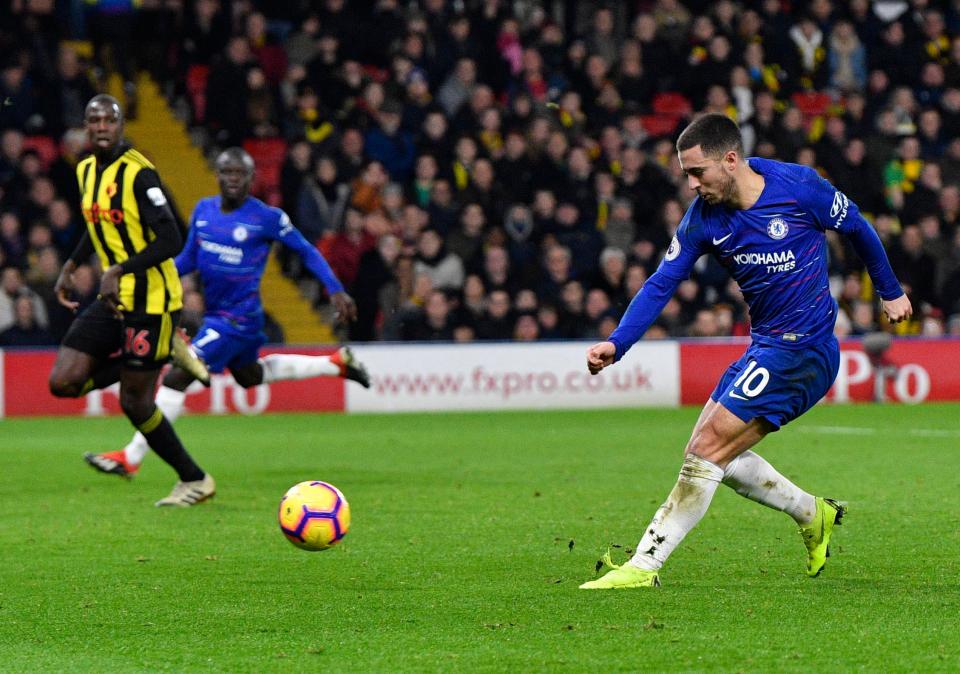  Eden Hazard has now been involved in 19 league goals this season