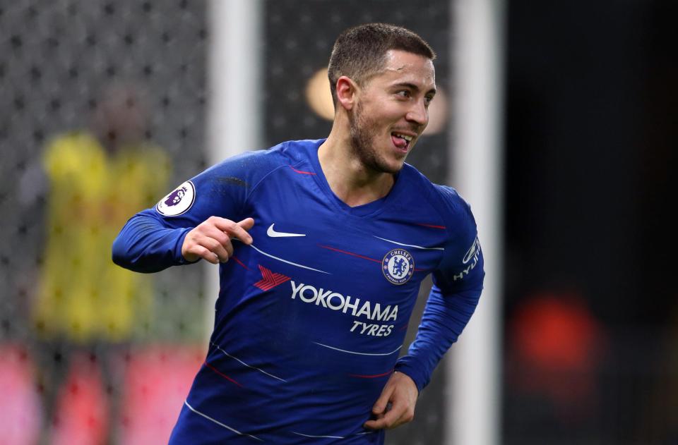  Eden Hazard has been involved in over half of Chelsea's league goals this term