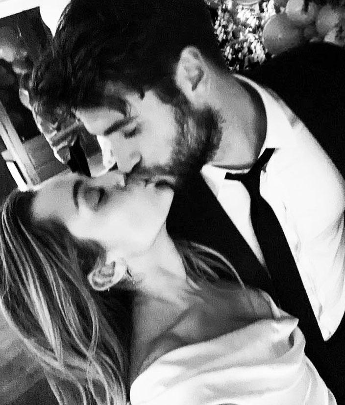  The loved-up pair married at Miley's house in Tennessee