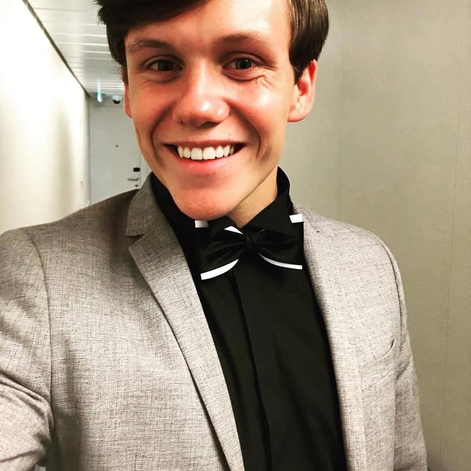  Arron posted this selfie on his first night working on the ship in October