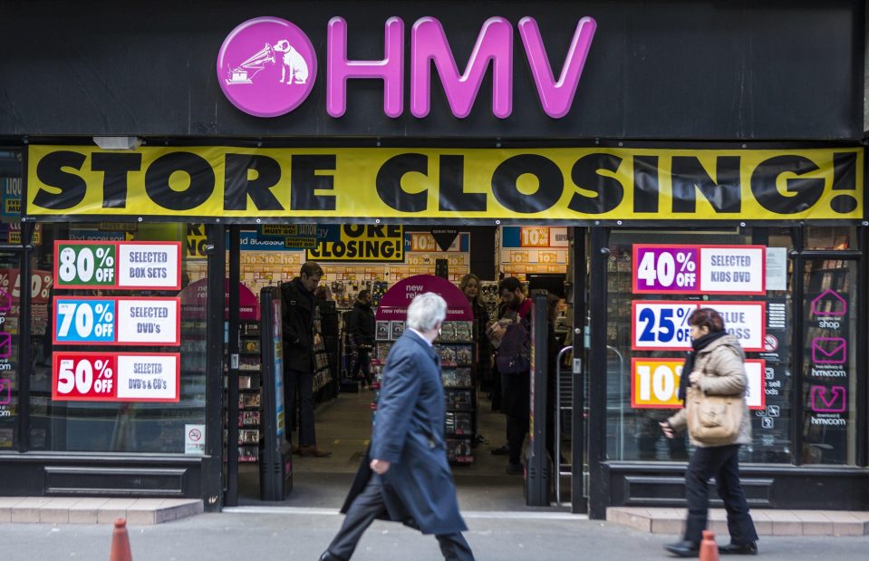 HMV is on the brink of collapse