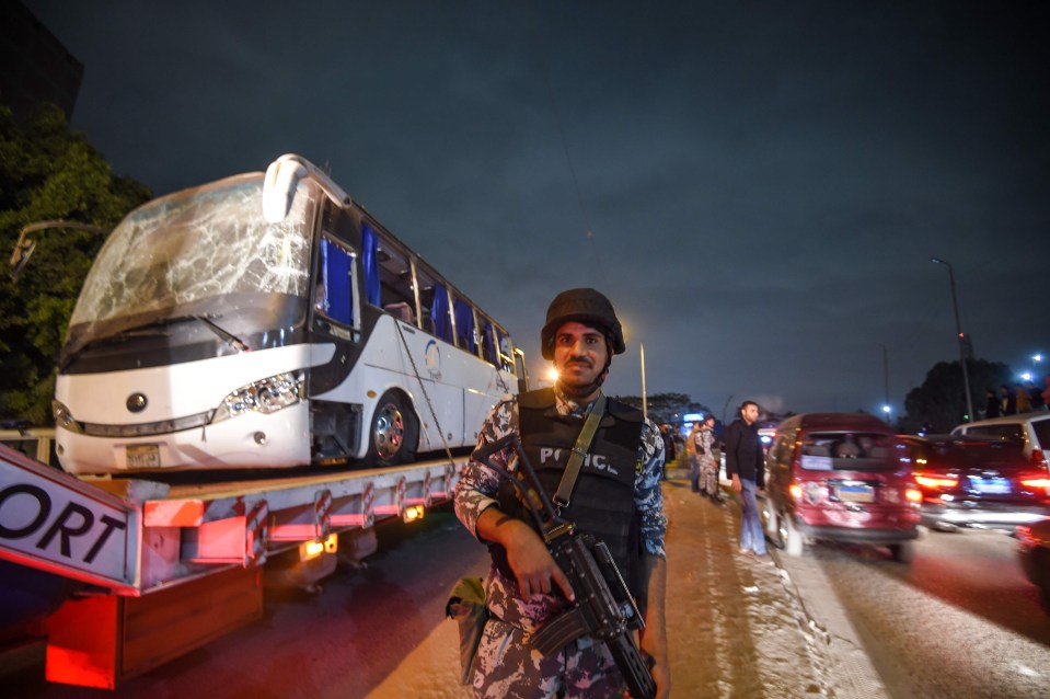 At least four people were killed in Friday’s bombing, including three Vietnamese tourists and a local tour guide